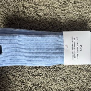 ALO Yoga Light Blue Casual Socks